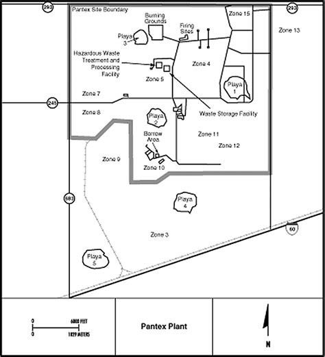 Pantex Plant Maps