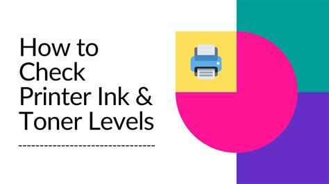 How to Check Printer Ink and Toner Levels (By Brand and By Platform ...