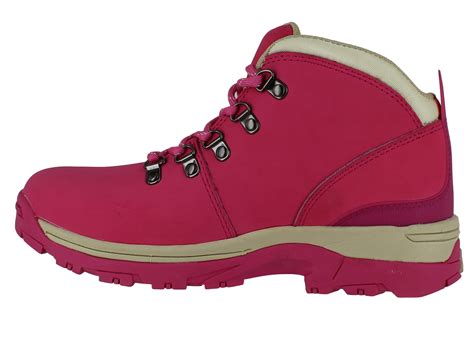 Womens NorthWest WaterProof Leather Lace Up Walking Hiking Boots UK ...
