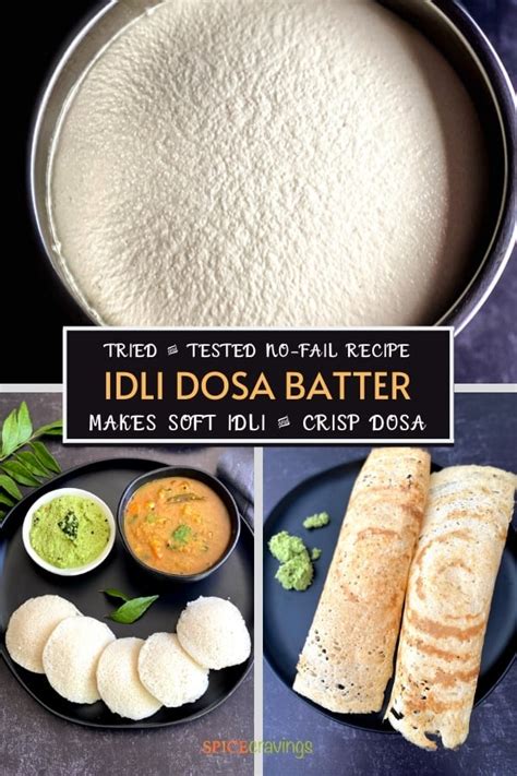 Idli Dosa Batter Recipe | Instant Pot & Oven | Spice Cravings