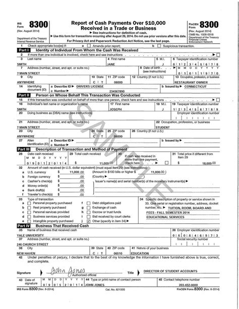 8300 Irs Form 2023 - Printable Forms Free Online