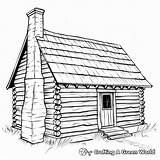Cabin Coloring Pages  Free & Printable sketch template