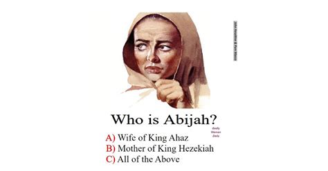 Who is Abijah? - BIBLE QUIZ