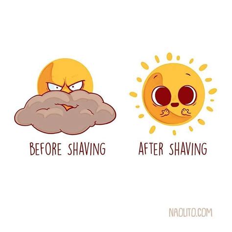 Before-After-Illustrations-Naolito-Nacho-Diaz-Arjona | Funny doodles, Funny illustration, Cute ...