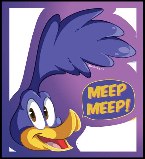 road runner meep meep - Pro Sport Stickers