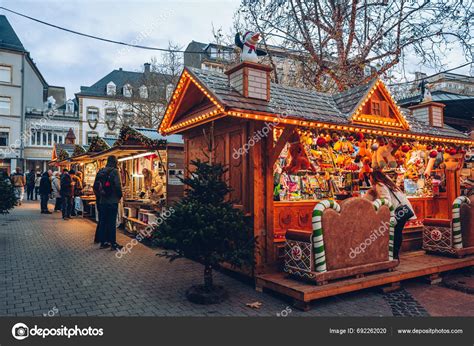 Luxembourg City December 2023 Winterlights Christmas Markets City – Stock Editorial Photo ...