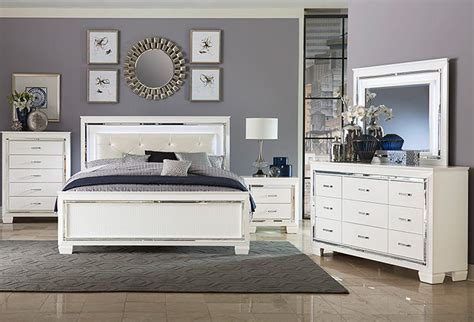 Buy Allura White 5 PC Queen Bedroom - Part# B1916WQX3 | Badcock & More