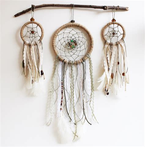 Dream Catcher Wall Hanging Completed by MakingThingsHappen on Etsy