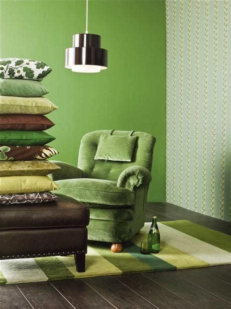 Decoración de Salas de color Verde | Cómo arreglar los Muebles en una Pequeña Sala de Estar ...