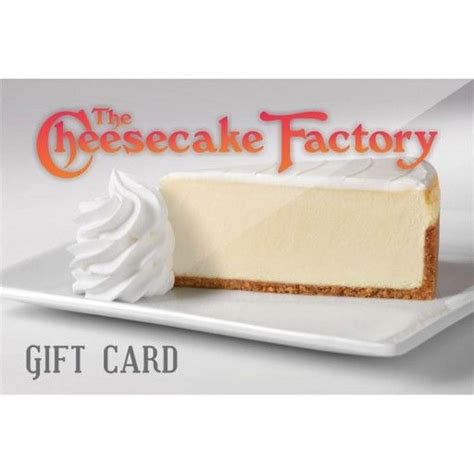 $30.00 Cheesecake Factory Gift Card | Cheesecake factory gift card ...