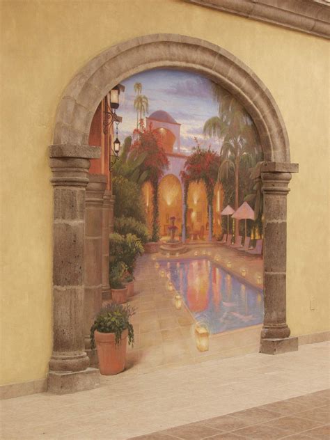 trompe l oeil murals | Mural painting, Mural, Wall murals painted