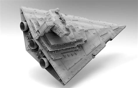 3D model Imperial Star Destroyer Star Wars - High detail 1 | Star destroyer, Imperial star ...