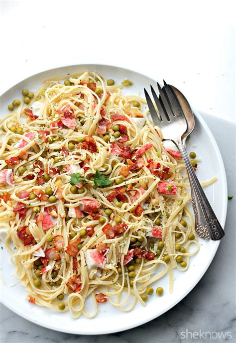 Easy 30-minute crab linguine so you don't spend date night in the kitchen