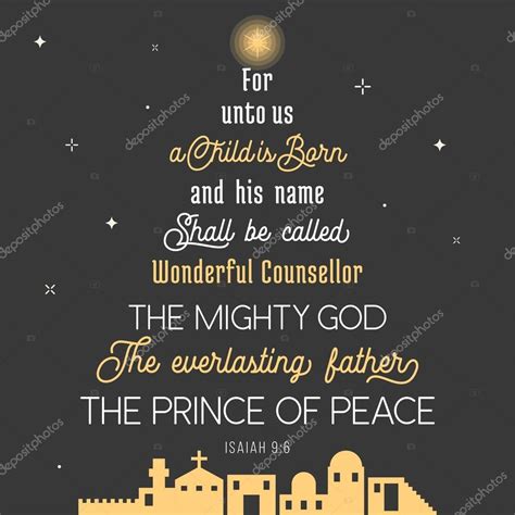 typography of bible verse from chronicles for Christmas, for unto us a ...