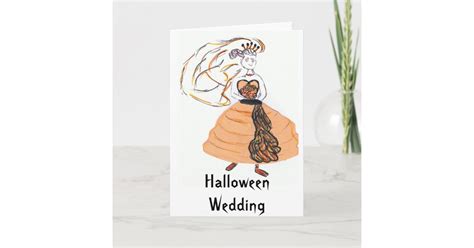 Halloween Wedding/save the date Card | Zazzle.com