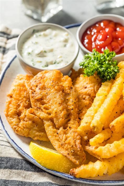 Homemade Lent Fish Fry stock image. Image of delicious - 244001709