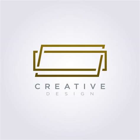 Rectangle Line Vector Illustration Design Clip art Symbol Logo Template 606300 Vector Art at ...