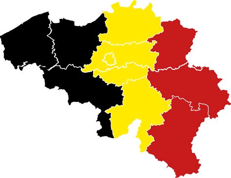 Belgium Regions Map