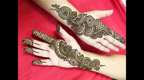 STYLISH ARABIC HENNA TATTOO MEHNDI DESIGN | EASY SIMPLE BEGINNER ARABIC MEHENDI FOR HANDS - YouTube