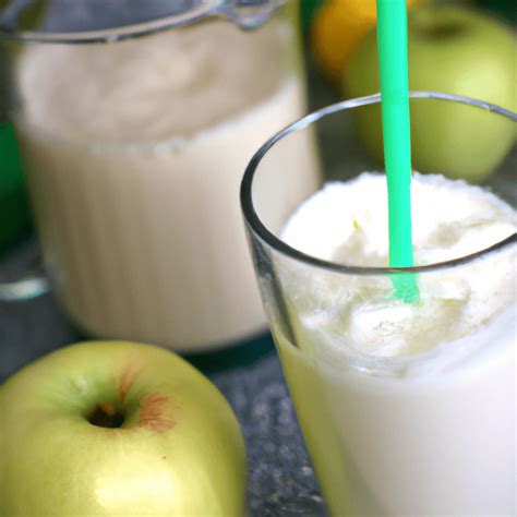 Creamy Apple Milkshake Recipe