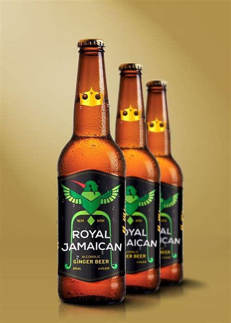 Royal Jamaican Ginger Beer // Packaging & Rebrand on Behance | Ginger beer, Beer, Beer packaging