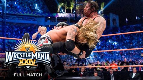 FULL MATCH - Edge vs. The Undertaker – World Heavyweight Championship Match: WrestleMania XXIV ...