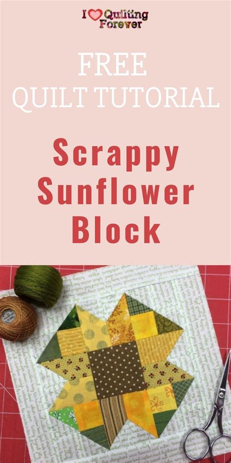 Top 5 FREE Sunflower Quilt Pattern in 2021 | Sunflower quilt pattern ...