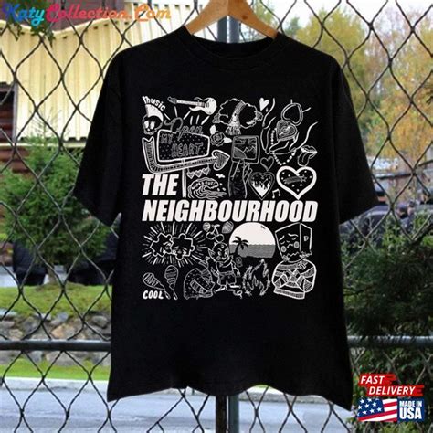 The Neighbourhood Doodle Art Shirt Vintage Nbhd Merch Tees Album Lyric Tattoo Classic T-Shirt i 2024