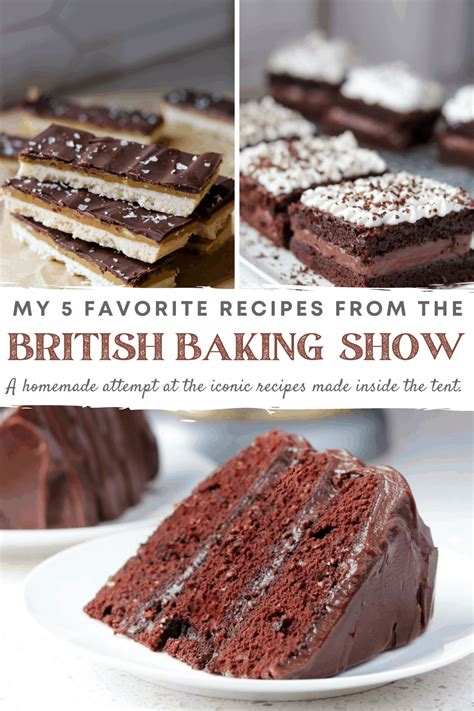 My five favorite recipes from the great british baking show – Artofit