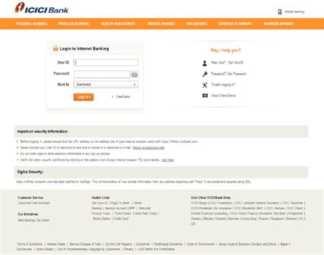 Icici Bank Online Banking Login Online Banking - Bank2home.com