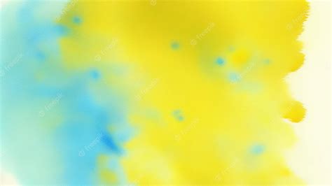 Premium Photo | Blue yellow background watercolor