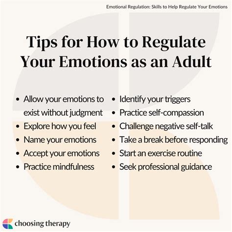 Emotional Regulation: Skills to Help Regulate Your Emotions | ChoosingTherapy.com