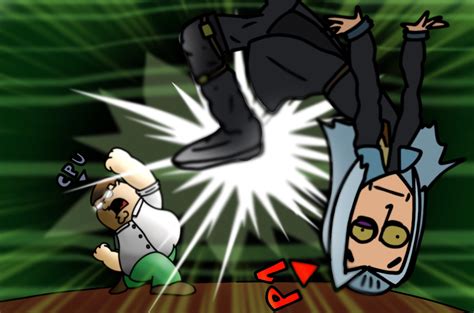 Peter Griffin smashes Sephiroth in Smash Bros by midgetsausage on Newgrounds