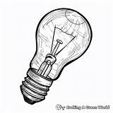 Light Bulb Coloring Pages  Free & Printable sketch template
