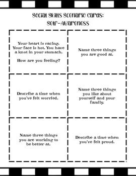 FREE Social Skills Scenario Cards by Educating Hearts | TPT