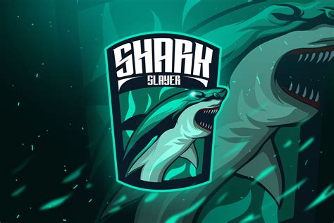 Shark - Mascot & Esport Logo | Creative Illustrator Templates ~ Creative Market