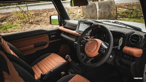 Twisted Gives Suzuki Jimny A Fancy Leather Interior And A Turbo, For A ...