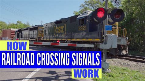 How Railroad Crossing Signals Work - YouTube