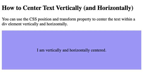 How to Center Text in CSS