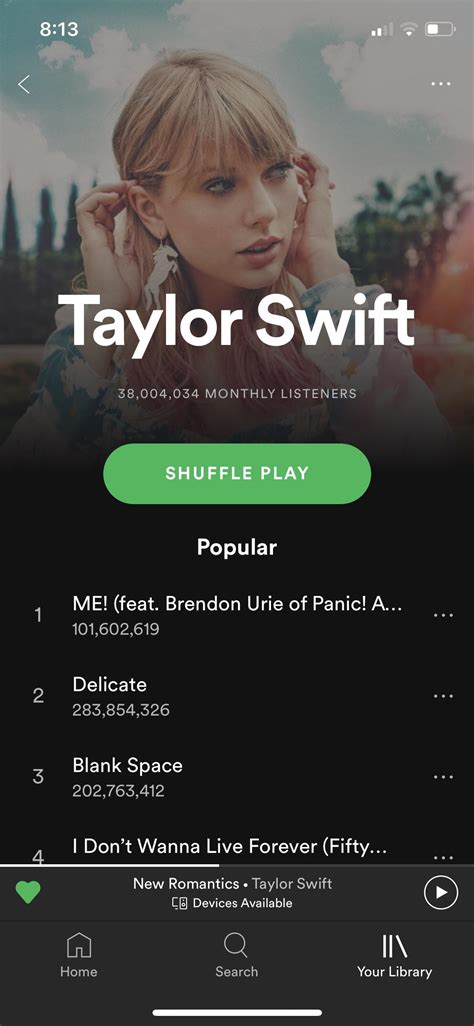 ME! has passed 100M streams on Spotify 🥳 : r/TaylorSwift