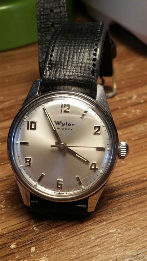 This Wyler is in excellent condition and keeping very accurate time. All original, even the band ...