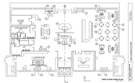 the floor plan for an office