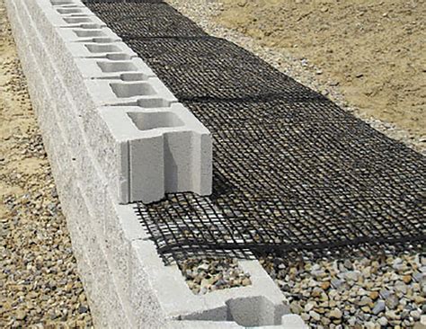 Retaining Wall Geogrid - SRW Products