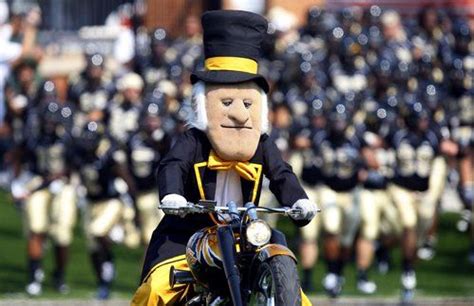 Wake Forest University mascot Demon Deacon. | Wake forest university ...