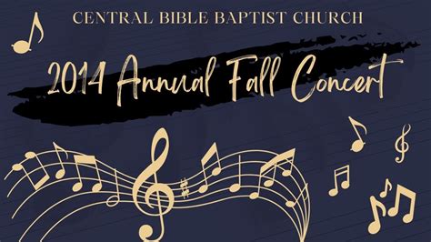 Central Bible Baptist Church 2014 Annual Fall Concert - YouTube