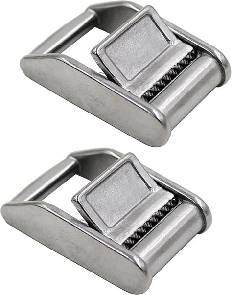 YYST Stainless Steel 316 Cam Flap Buckles Press Cam Buckles Tie Down Buckle for 1" 25mm Webbing ...