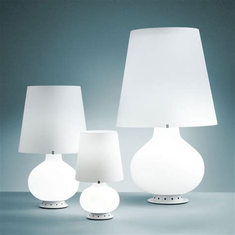 Fontana Arte Fontana White Interior Table Lamp 1853 Medium - Fontana Arte from Lightplan UK