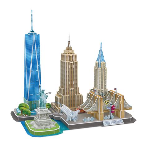 New York City Puzzle 3D Skyline 123 Pieces