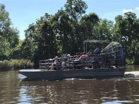 Large Covered Swamp Boat Tours in New Orleans