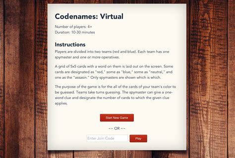 How to Play Codenames Online